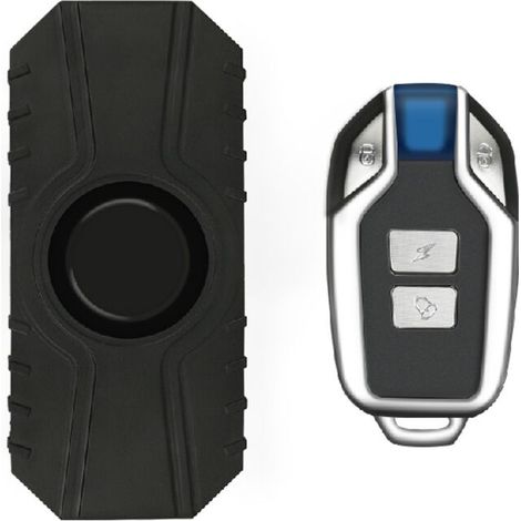 YMYNY Alarme de vélo électrique étanche avec télécommande, antivol pour porte de vélo électrique, 113 dB, forte sensibilité réglable, accessoires pour scooter, capteurs de vibrations (1/4)