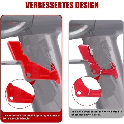 Verstärkter Auslöseknopf für Dyson V11 und V10 Staubsauger. Verbesserte Ersatzteile, optimiertes Reparaturwerkzeug für den Ein-/Ausschalter. (1/4)