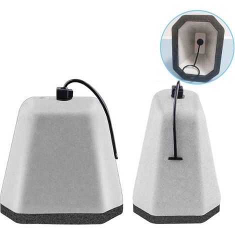 2pcs Couvercle Contre le Gel Isolant pour Robinet Exterieur -Housse de Robinet En Mousse Imperméable-grey (1/5)