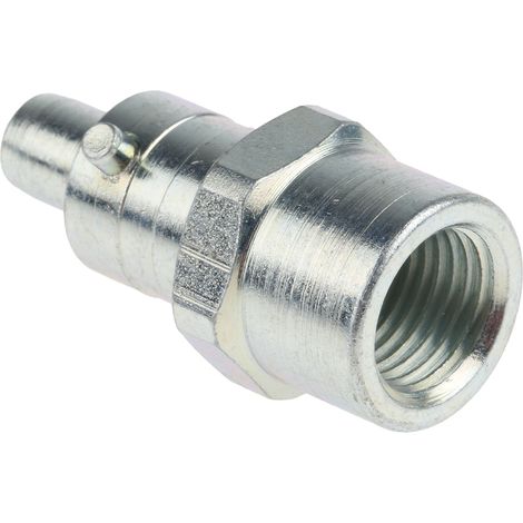 Raccord rapide pneumatique RS PRO, Filetage vers Femelle Rp 1/4 Femelle 1/4pouces PCL en Acier ( Prix pour 1 ) (1/2)