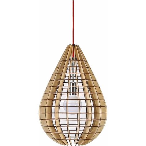 Suspension illumination - Bois (1/4)