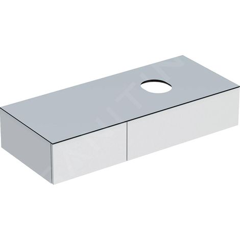 GE VariForm US pour AS-WT, avec 2 tiroirs, 135x23,5x51cm, blanc laqué mat (1/2)