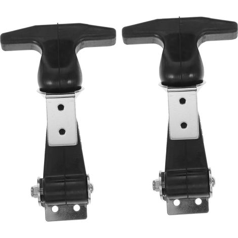 Loquets De Tirage En Inox Avec Poignée En T Flexible Loquets De Traction Résistants Aux Vibrations Pour Boîte À Outils Et Chariot Lot De 2 4.72X3.15X0.98 Pouce (1/5)