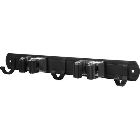 murale OUNONA en aluminium pour ranger balais et outils de (1/5)