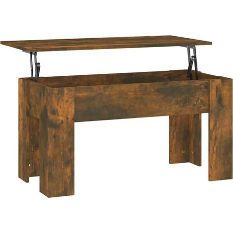 Maison Exclusive - Couchtisch Räuchereiche 101x49x52 cm Holzwerks (1/5)