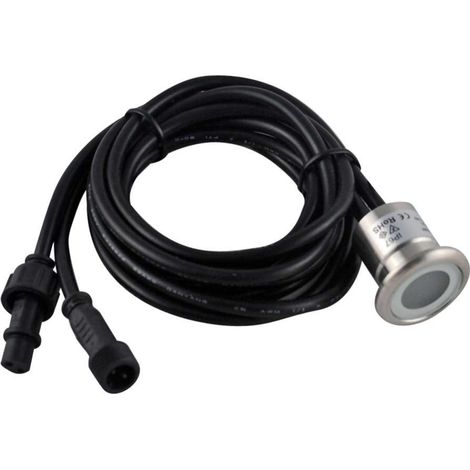 Micro Spot LED incorporada 0.8W 12lm 12V 90° IP67 impermeable - Amarillo