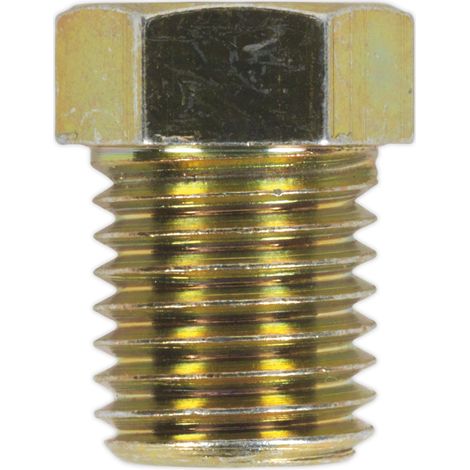 Sealey BN10125SM Brake Pipe Nut Short Male M10 x 1.25mm - Pack of 25