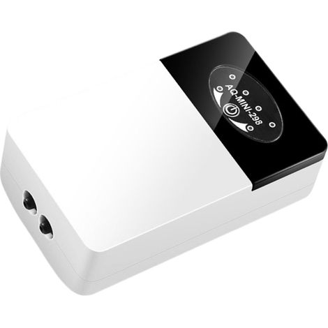Pompe à oxygène USB pour aquarium, autonomie de 14 h, idéale pour le bureau, la maison et les voyages. (1/5)