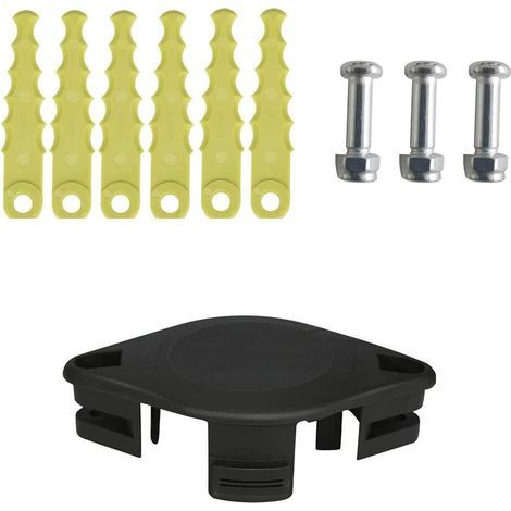 Tête de coupe débroussailleuse compatible Ryobi ACFHRL2 6 lames