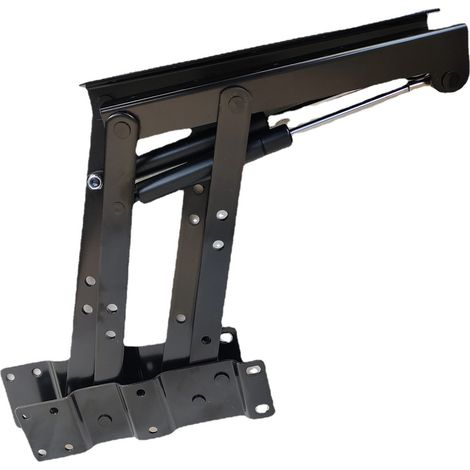 Accessoire de levage,2 Pièces Pliage Ascenseur 50kg / 100lb Soulever Haut Table Basse Cadre De Levage Lift Up Ressort Mécanisme (1/4)