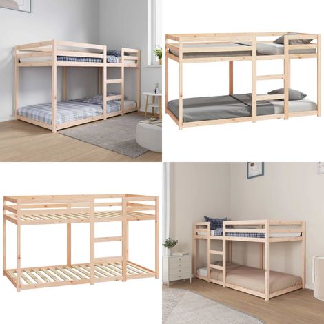 Etagenbett ohne Matratze 90x190 cm Massivholz Kiefer - Holzbett - Etagenbett - Jugendzimmer - Doppelbett - Schlafraum - Home & Living