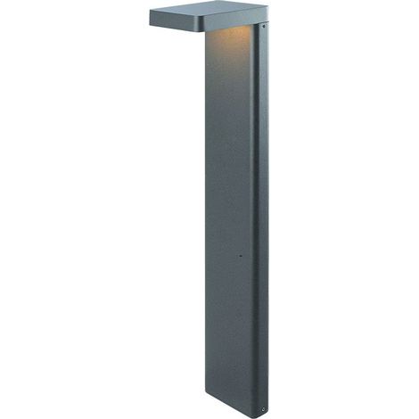 Borne Extérieure LED 9W IP54 Graphite ZAMBELIS - 120 ° - Blanc chaud - 3000K (1/2)