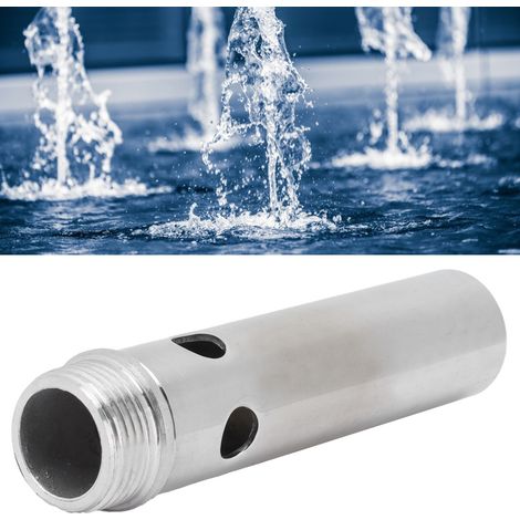 Buse de fontaine bouillonnante en acier inoxydable G3/4 - Sprinkler pour bassins, jardins et parcs (147g) - Accessoire de fontaine à jets pour décoration extérieure (1/5)
