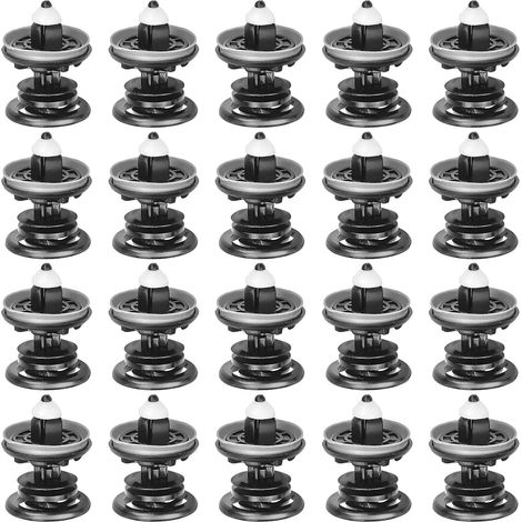 20pcs Car Rivets,Auto Retainer Clips Door Panel Fastener Clip for Auto Interiors Bumper Panel Door (1/5)