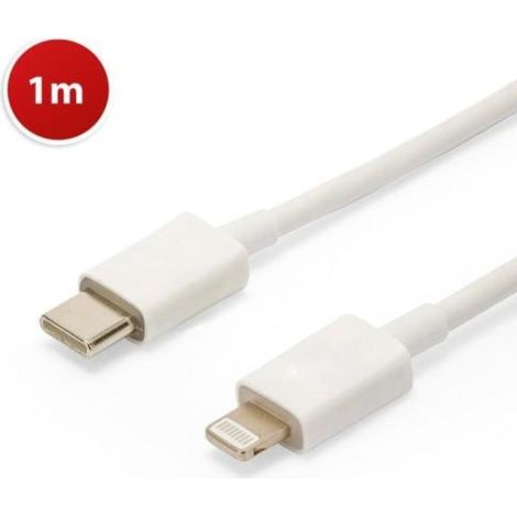 velamp-egp700-5-cable de sincronización y carga usb-c a lightning (1m)
