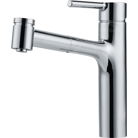 Franke Centro - Mitigeur d'évier FP 0131.031 avec douchette extractible, chrome 115.0600.131 (1/5)