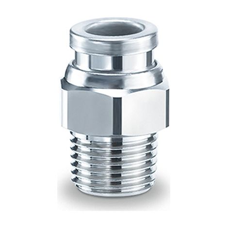 Connecteur mâle SMC KQB2 vers Enfichable 4 mm M5 x 0.8 ( Prix pour 1 )