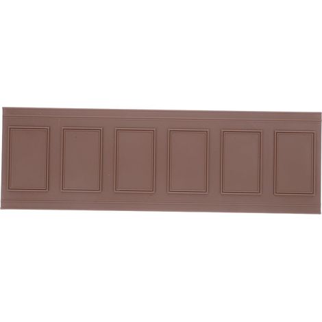 Panneau de lambris pour Maison de poupée : moulure Murale autocollante pour Maison Miniature Bordure de plinthe Flexible pour décoration (1/5)