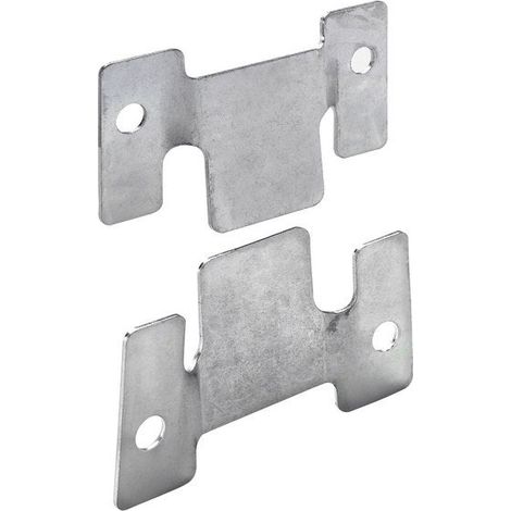 Hettich – Lot de 2 raccords d'assemblage en acier zingué 100mm – Fixations pour tiroir – Usage assemblage précis – Fabrication Turquie