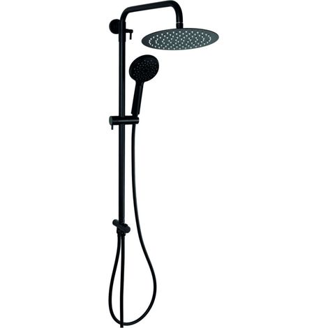 Novaservis - Brausegarnitur ohne Armatur, 3 Strahlarten, schwarz matt SET032,5