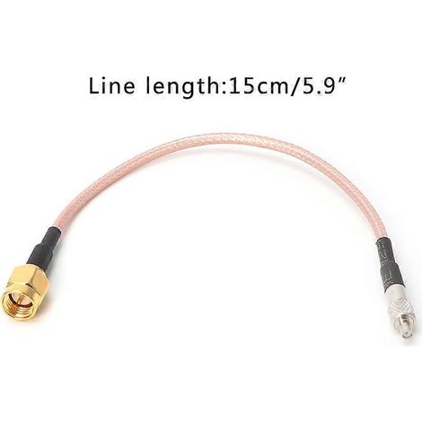 TS9-Buchse auf SMA-Stecker, gerades Koaxialkabel mit RG316-Anschlusskabel (E)