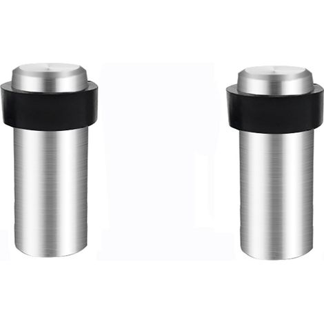 Butoir de Porte Sol en Inox Arrêt Bloque 2 pcs 100 mm Acier (1/5)