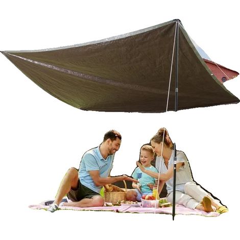 Telone per esterni in polietilene impermeabile, 609,6 x 914,4 cm, spessore 10 mil, resistente ai raggi UV, con occhielli rinforzati. (1/5)