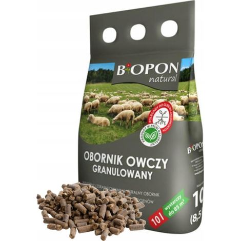 Estiércol de oveja granulado 10L Fertilizante natural y fácilmente digerible