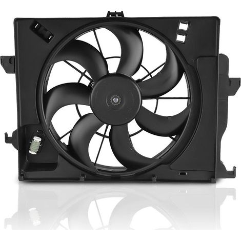 La référence 253801R000 convient au ventilateur de refroidissement du radiateur du moteur Kia Rio Hyundai Veloster. (1/4)