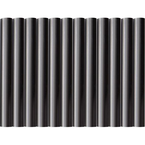 Extol Craft Schmelzstäbchen, schwarz, Ø 11 x 100 mm, 12 Stück 9913