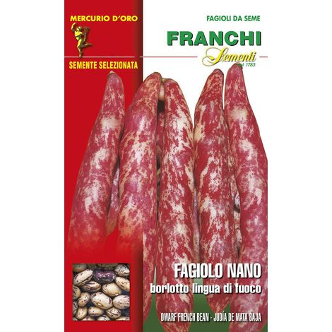 SEMI FAGIOLO NANO LINGUA DI FUOCO GR.100