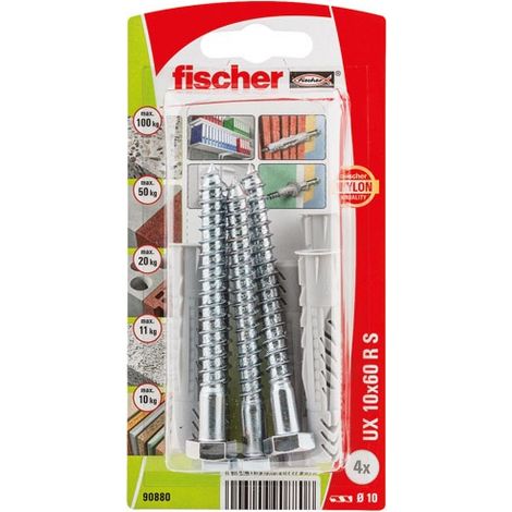 Tassello Multimat Ux 10x60 Rs Confezione da 4 - Fischer