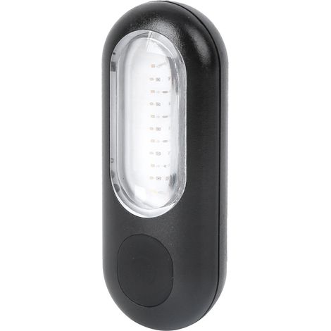 Feu arrière de vélo LED rechargeable, lampe de signalisation, lumière rouge et bleue.