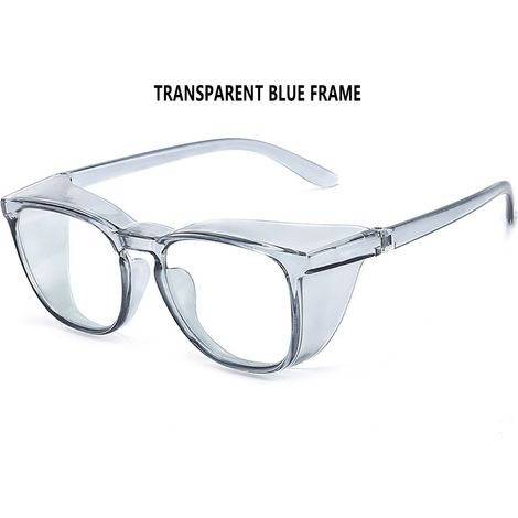 Lunettes de protection - Lunettes anti-lumière bleue - Anti-buée - Protection latérale - Modèle sur-monture - 50 x 30 mm - 1 pièce (1/3)