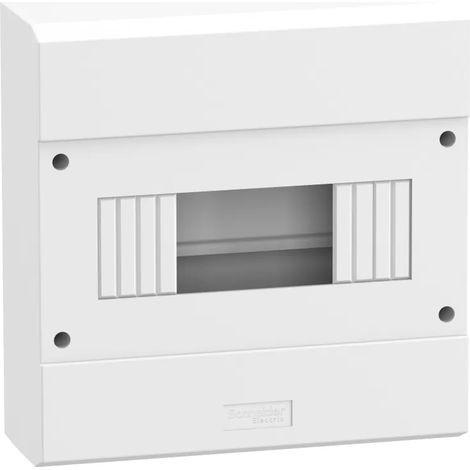 Schneider Electric 10208 10208 Kleinverteiler Oberflächenmontage Anzahl Teilungen = 8 Inhalt 1 St. (1/2)