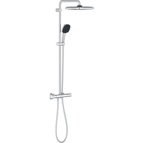 Vitalio Comfort 250 Colonna doccia con miscelatore termostatico + soffione + doccetta 2 getti, cromo (G26696001)