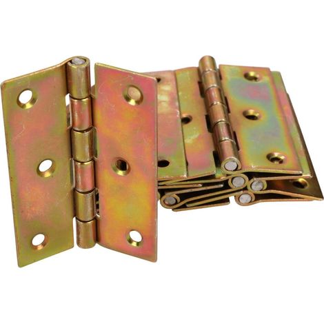 KOTARBAU Charnières de meuble 80 x 60 mm - Lot de 25 charnières roulées - Toutes les tailles - Chemin de table galvanisé - Charnières de porte (1/5)
