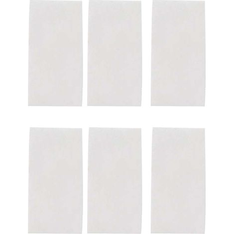 6 Filtres CPAP rectangulaires en coton, pièces de rechange pour respirateur, compatibles M/P Series (4,2 x 2,2 cm) (1/5)