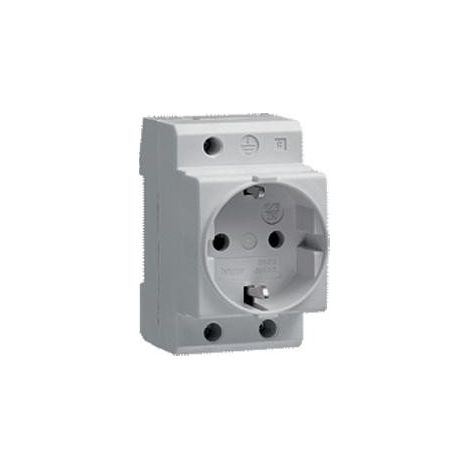 HAGER SN016P  Base enchufe schuko 10/16A 230V 2P+TT