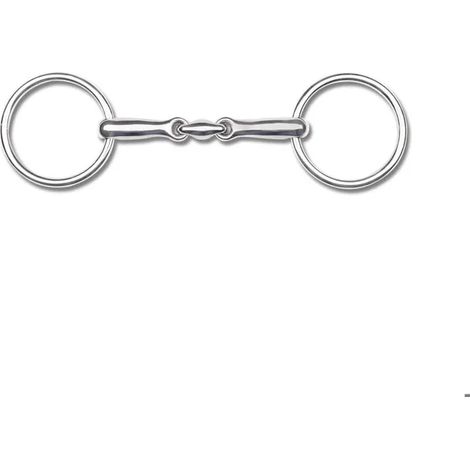 Bocado Waldhausen massif doble articulación acero 11.5 cm