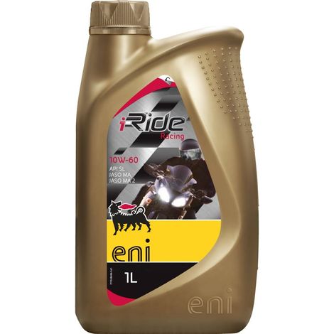 AGIP (ENI) I-RIDE ACEITE DE MOTOR DE COMPETICIÓN 10W60 (1L) SINTÉTICO DE ALTA CALIDAD.