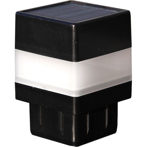 LED-Pfostenkappe 2er Set für Vierkant-Pfosten 40x40 mm