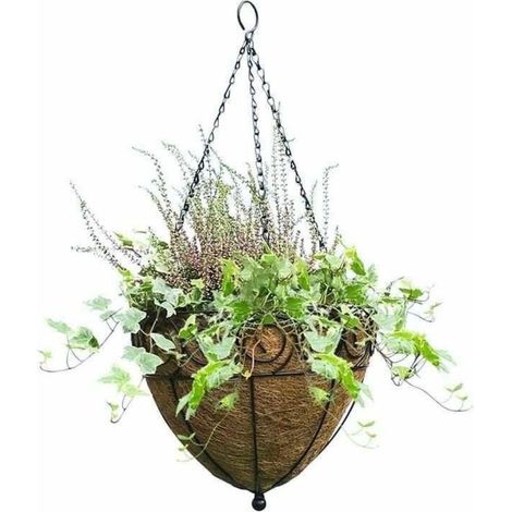 Hanging Basket Cone - Scrolled - 14" (4074) (1/2)