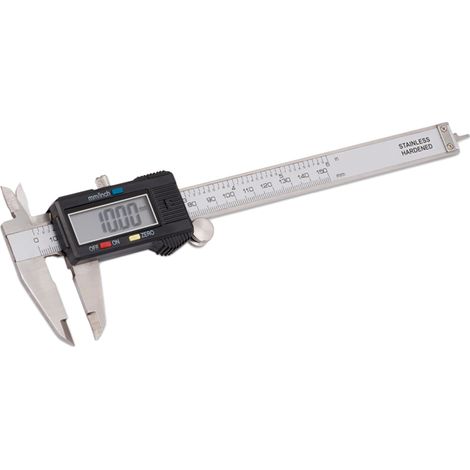 Calibro Digitale Centesimale in Acciaio INOX con Custodia con Custodia