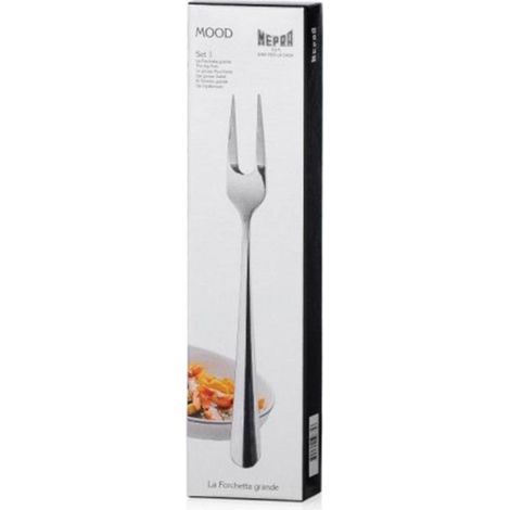 FORCHETTA GRANDE DUE PUNTE IN ACCIAIO INOX SERIE MOOD  1 PEZZO
