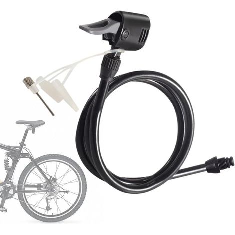 Tuyau de Pompe à air générique, Tuyau de Remplacement pour gonfleur résistant au et à la Chaleur, Tube de gonflage 125 cm, Accessoires de Pompe à air pour (1/5)