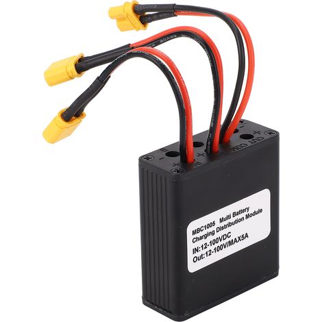 Adaptateur double batterie parallèle professionnel et efficace pour vélo électrique 12V-100V 5A (1/5)