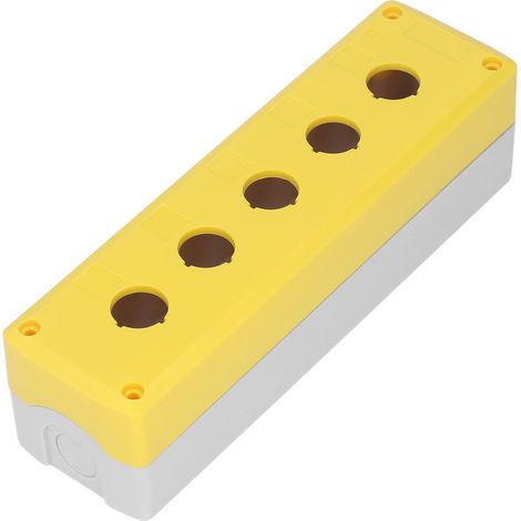 Boîtier de commande à bouton-poussoir, boîtier étanche à 5 trous pour équipement