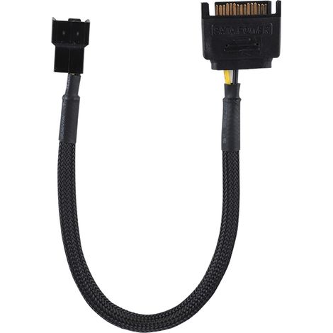 5 Pièces Adaptateur Alimentation Ventilateur SATA 15 Pins vers 4 Pins 22AWG