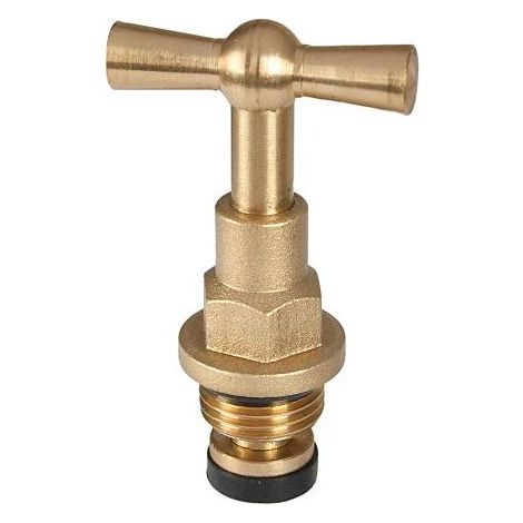 Schlösser Knebel-Oberteil mit steigender Spindel, DN 10, 3/8", EPDM-Dichtung, Messing